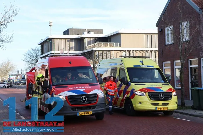 Brand in perscontainer bij Aldi Kaatsheuvel, woningen ontruimd 112 De Langstraat