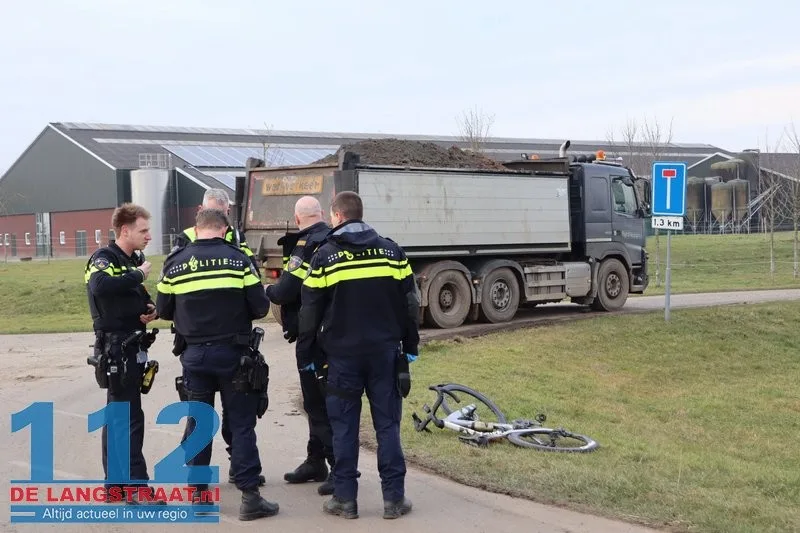 Wielrenner zwaargewond na ongeval met vrachtwagen Waspik 112 De Langstraat