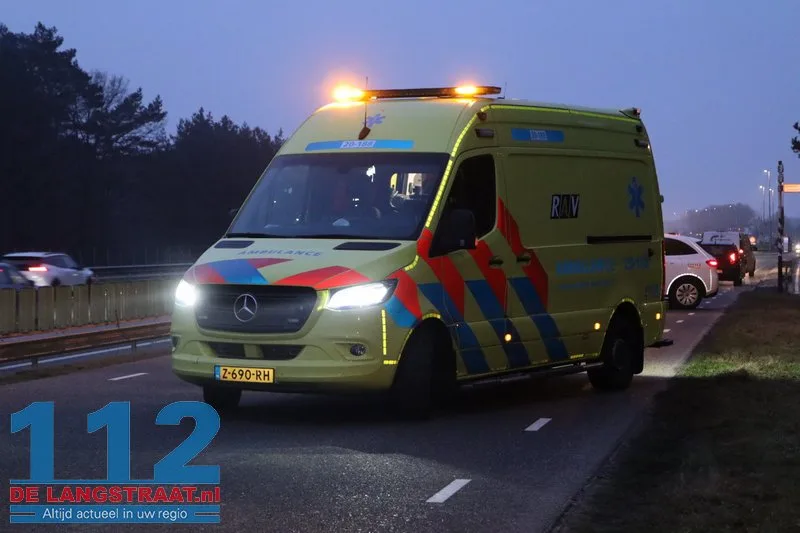 Ravage na ongeval Heideweg Loon op Zand 112 De Langstraat