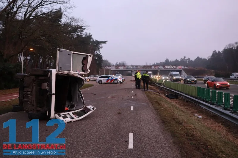 Ravage na ongeval Heideweg Loon op Zand 112 De Langstraat