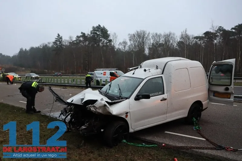 Ravage na ongeval Heideweg Loon op Zand 112 De Langstraat