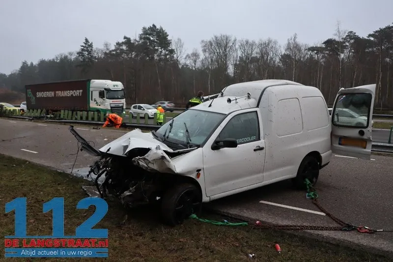 Ravage na ongeval Heideweg Loon op Zand 112 De Langstraat
