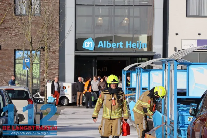 LPG-tank lekt in Kaatsheuvel: parkeerplaats en Albert Heijn tijdje dicht 112 De Langstraat