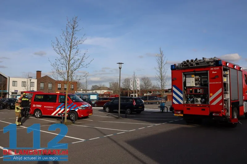 LPG-tank lekt in Kaatsheuvel: parkeerplaats en Albert Heijn tijdje dicht 112 De Langstraat