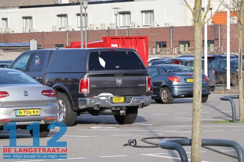 LPG-tank lekt in Kaatsheuvel: parkeerplaats en Albert Heijn tijdje dicht 112 De Langstraat