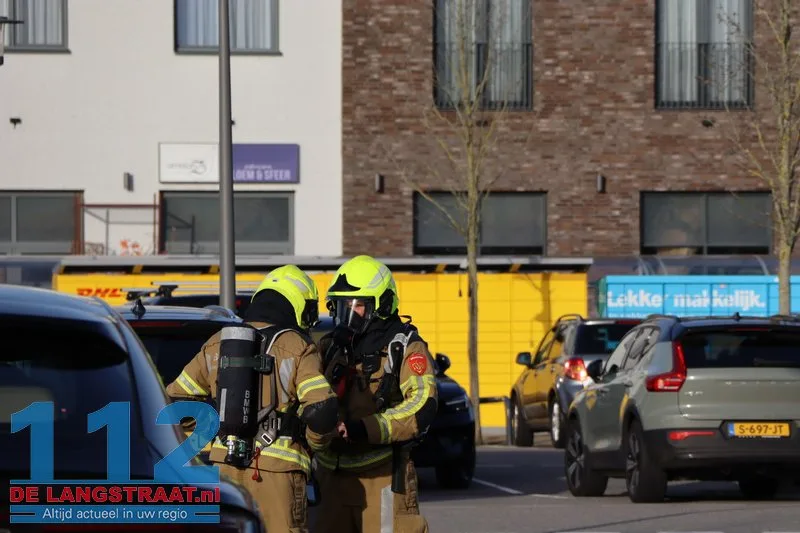 LPG-tank lekt in Kaatsheuvel: parkeerplaats en Albert Heijn tijdje dicht 112 De Langstraat