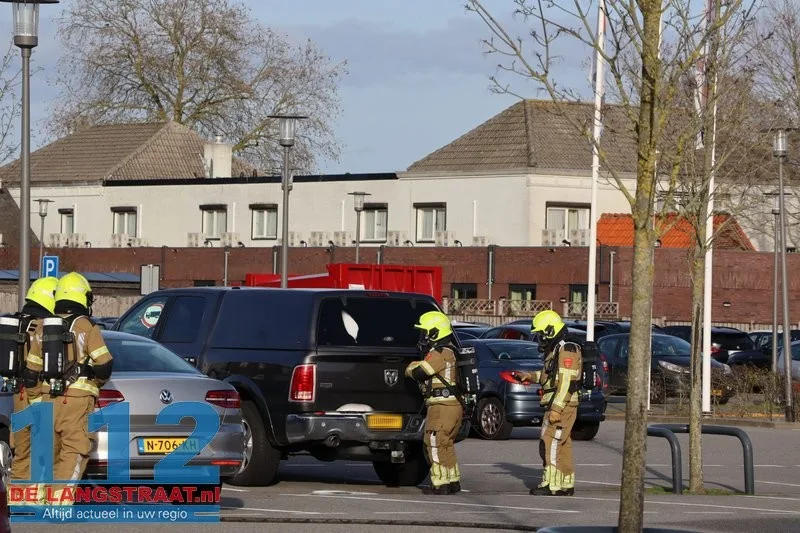 LPG-tank lekt in Kaatsheuvel: parkeerplaats en Albert Heijn tijdje dicht 112 De Langstraat