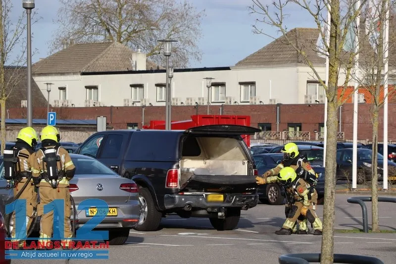 LPG-tank lekt in Kaatsheuvel: parkeerplaats en Albert Heijn tijdje dicht 112 De Langstraat