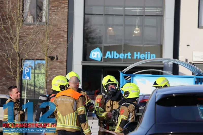 LPG-tank lekt in Kaatsheuvel: parkeerplaats en Albert Heijn tijdje dicht 112 De Langstraat