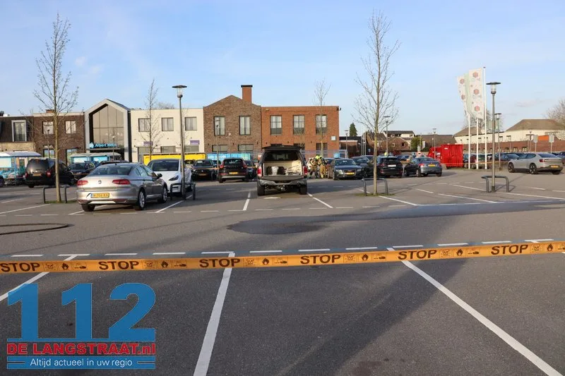 LPG-tank lekt in Kaatsheuvel: parkeerplaats en Albert Heijn tijdje dicht 112 De Langstraat