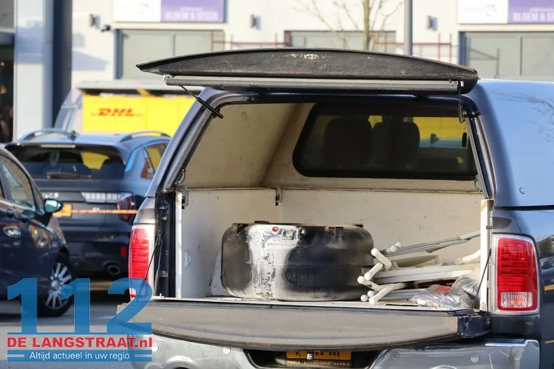 LPG-tank lekt in Kaatsheuvel: parkeerplaats en Albert Heijn tijdje dicht 112 De Langstraat