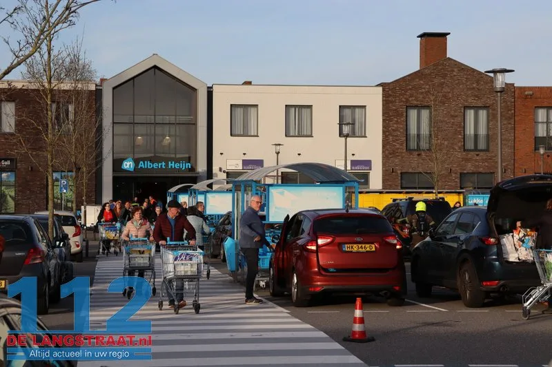 LPG-tank lekt in Kaatsheuvel: parkeerplaats en Albert Heijn tijdje dicht 112 De Langstraat