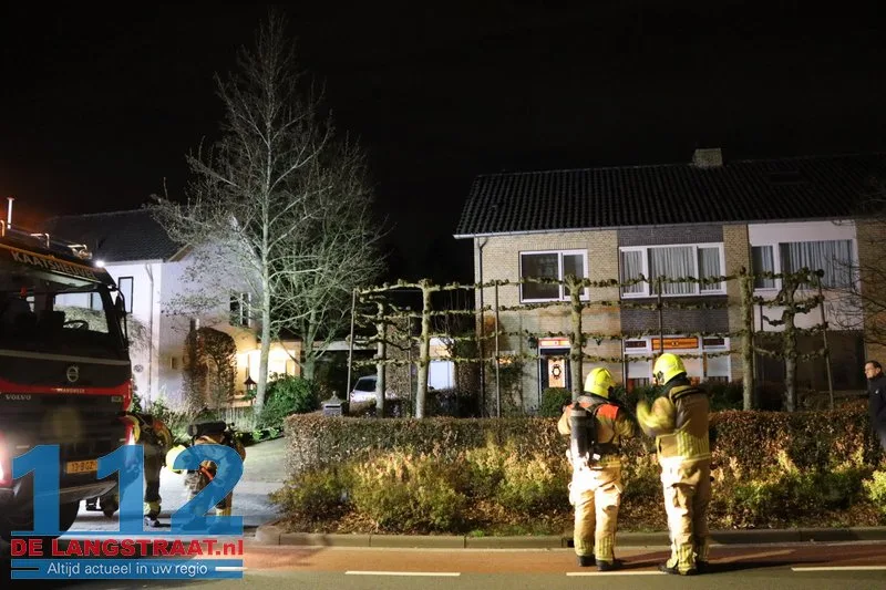 Kleine schoorsteenbrand Sweensstraat Kaatsheuvel 112 De Langstraat