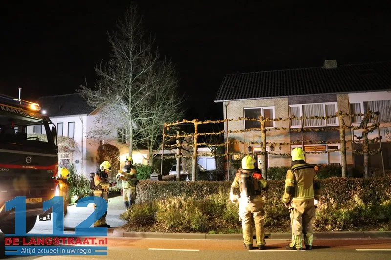 Kleine schoorsteenbrand Sweensstraat Kaatsheuvel 112 De Langstraat