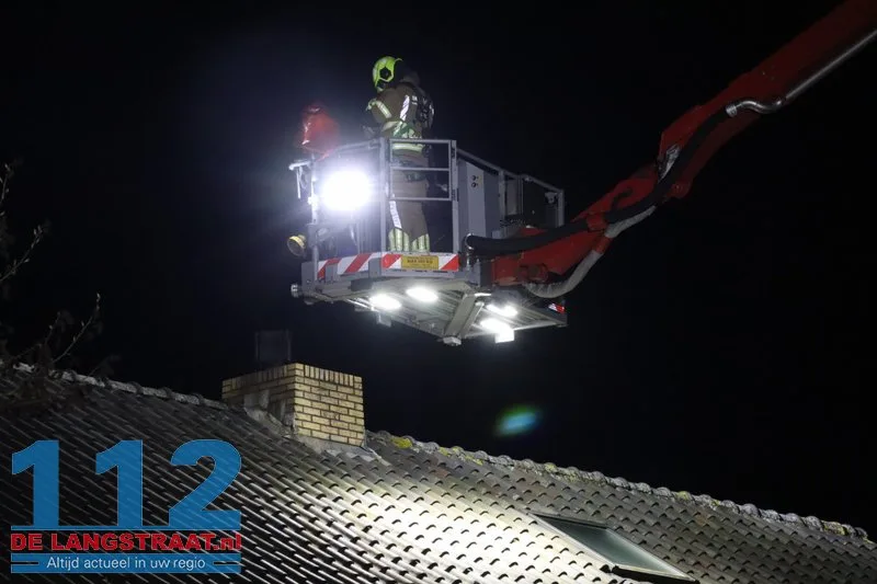 Kleine schoorsteenbrand Sweensstraat Kaatsheuvel 112 De Langstraat