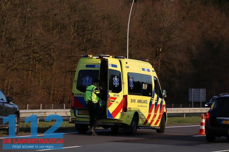 Auto’s botsen op Midden-Brabantweg in Loon op Zand, file tot aan de Efteling 112 De Langstraat