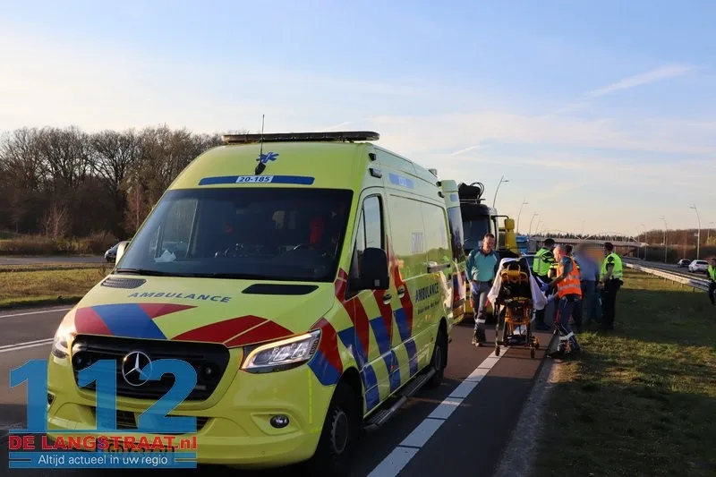 Auto’s botsen op Midden-Brabantweg in Loon op Zand, file tot aan de Efteling 112 De Langstraat