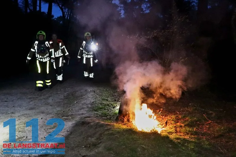 Brandweer blust brandje bij Kaatsheuvelse IJsbaan 2 Brandweer blust brandje bij Kaatsheuvelse IJsbaan 112 De Langstraat