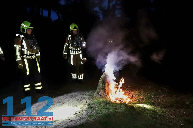 Brandweer blust brandje bij Kaatsheuvelse IJsbaan 4 Brandweer blust brandje bij Kaatsheuvelse IJsbaan 112 De Langstraat