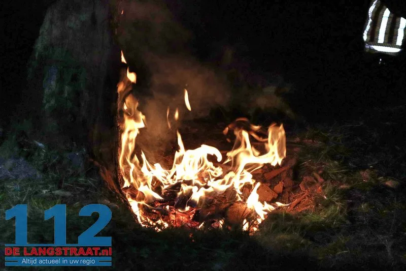 Brandweer blust brandje bij Kaatsheuvelse IJsbaan 5 Brandweer blust brandje bij Kaatsheuvelse IJsbaan 112 De Langstraat