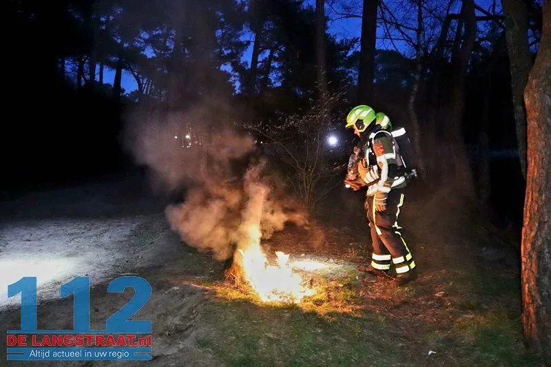 Brandweer blust brandje bij Kaatsheuvelse IJsbaan 6 Brandweer blust brandje bij Kaatsheuvelse IJsbaan 112 De Langstraat