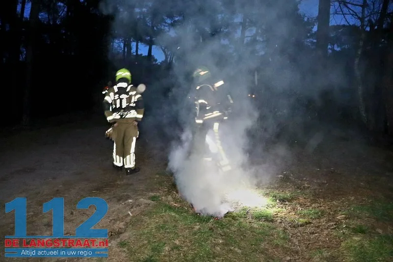 Brandweer blust brandje bij Kaatsheuvelse IJsbaan 7 Brandweer blust brandje bij Kaatsheuvelse IJsbaan 112 De Langstraat