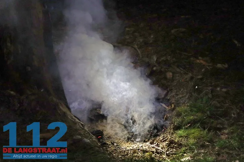 Brandweer blust brandje bij Kaatsheuvelse IJsbaan 8 Brandweer blust brandje bij Kaatsheuvelse IJsbaan 112 De Langstraat