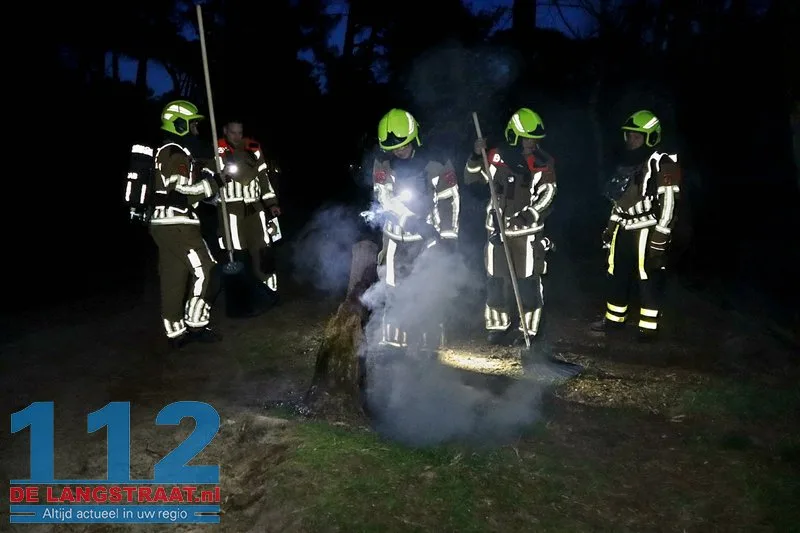 Brandweer blust brandje bij Kaatsheuvelse IJsbaan 10 Brandweer blust brandje bij Kaatsheuvelse IJsbaan 112 De Langstraat