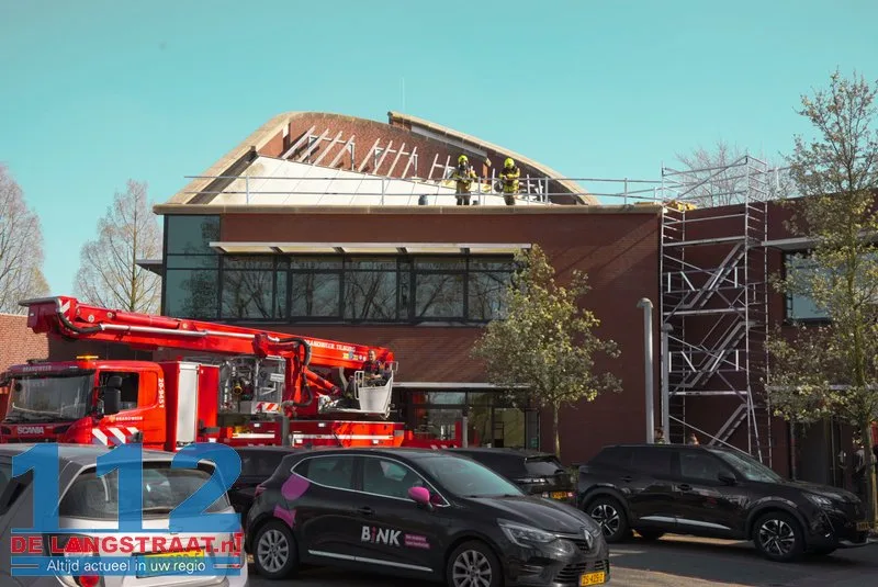 Brand na dakwerkzaamheden in bedrijfspand Kaatsheuvel 112 De Langstraat