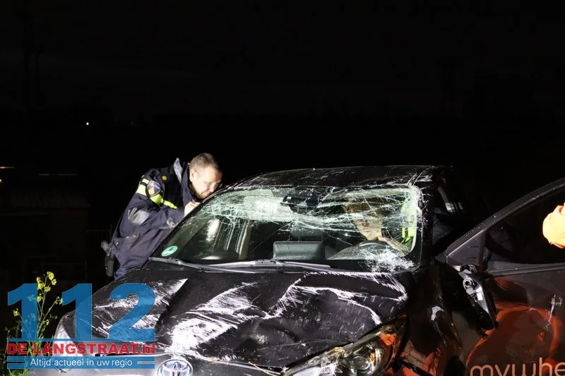 Zoekactie na crash deelauto in sloot aan Weteringweg: Bestuurder spoorloos 112 De Langstraat