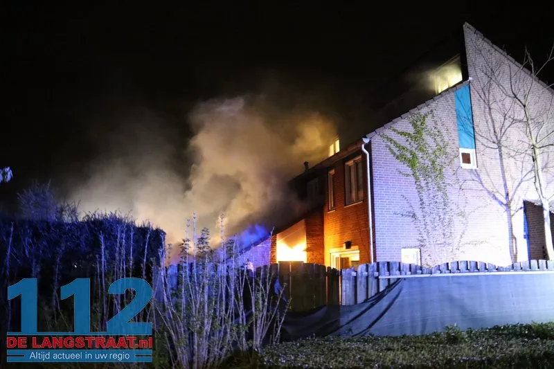 Bewoner door brandweer uit huis gehaald Dongen 112 De Langstraat