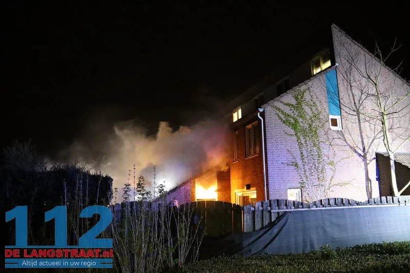 Bewoner door brandweer uit huis gehaald Dongen 112 De Langstraat
