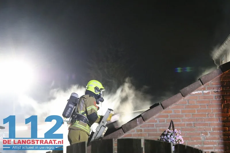 Bewoner door brandweer uit huis gehaald Dongen 112 De Langstraat