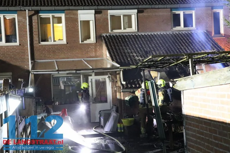 Bewoner door brandweer uit huis gehaald Dongen 112 De Langstraat
