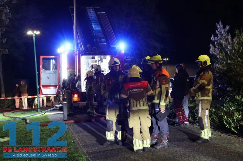 Bewoner door brandweer uit huis gehaald Dongen 112 De Langstraat