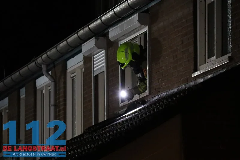 Bewoner door brandweer uit huis gehaald Dongen 112 De Langstraat