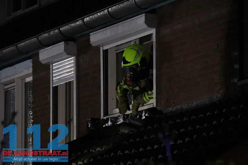 Bewoner door brandweer uit huis gehaald Dongen 112 De Langstraat