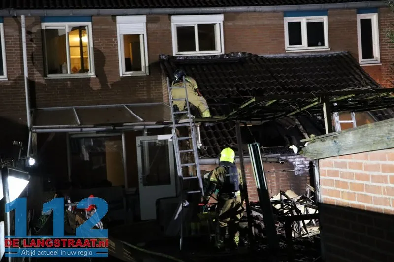 Bewoner door brandweer uit huis gehaald Dongen 112 De Langstraat