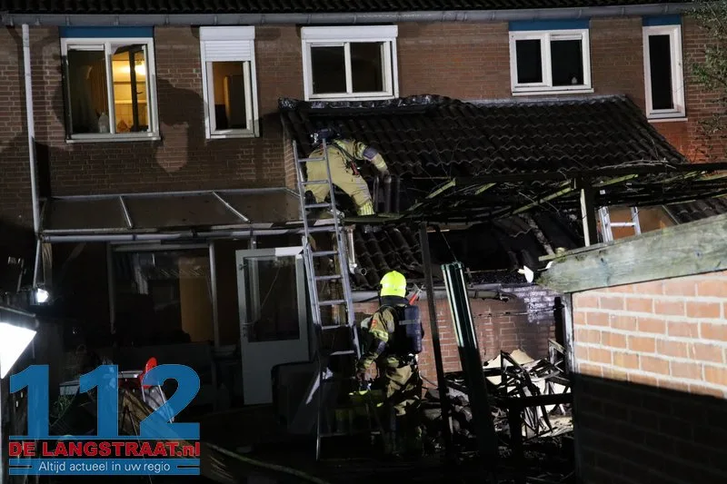 Bewoner door brandweer uit huis gehaald Dongen 112 De Langstraat