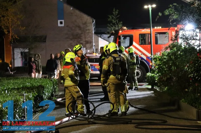 Bewoner door brandweer uit huis gehaald Dongen 112 De Langstraat