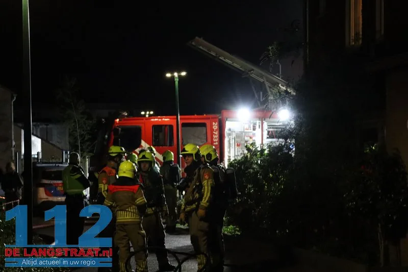 Bewoner door brandweer uit huis gehaald Dongen 112 De Langstraat