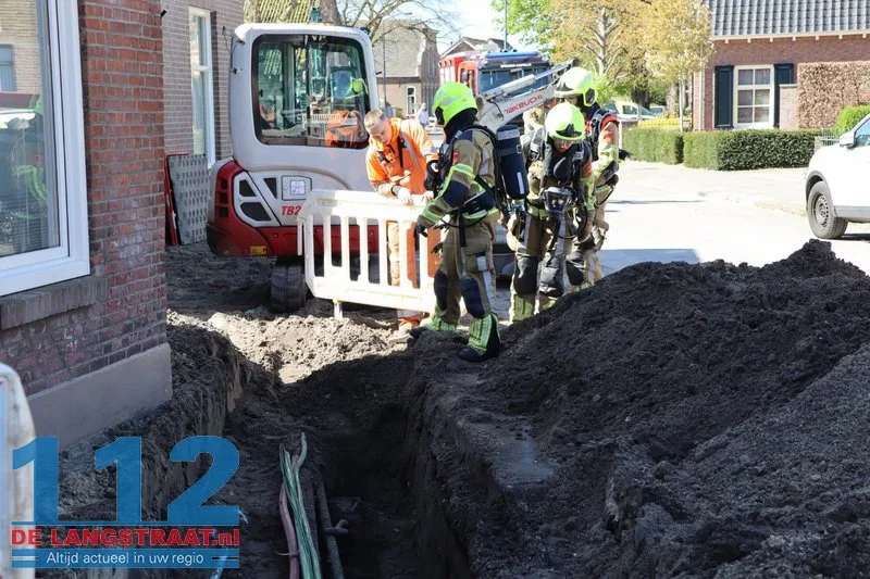 Brandweer ontruimt huizen vanwege gaslek in Sprang-Capelle 112 De Langstraat