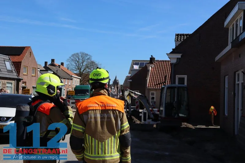 Brandweer ontruimt huizen vanwege gaslek in Sprang-Capelle 112 De Langstraat