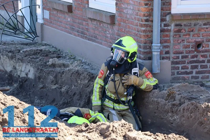 Brandweer ontruimt huizen vanwege gaslek in Sprang-Capelle 112 De Langstraat