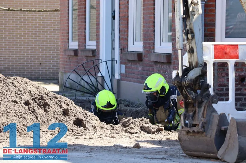Brandweer ontruimt huizen vanwege gaslek in Sprang-Capelle 112 De Langstraat