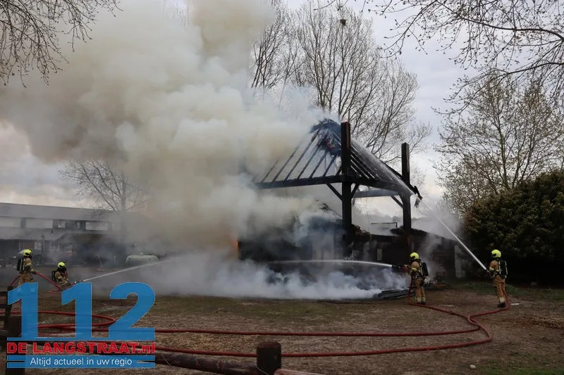 Brand in hooischuur bij dierenpension in Oudheusden 112 De Langstraat