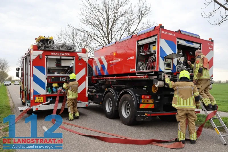 Brand in hooischuur bij dierenpension in Oudheusden 112 De Langstraat