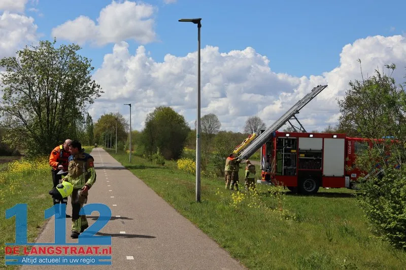 Reddingspoging voor vastzittende uil op Halve Zolenpad komt te laat 112 De Langstraat