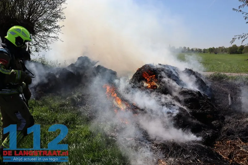 Veel rook bij buitenbrand Lage Zandschel Kaatsheuvel 112 De Langstraat