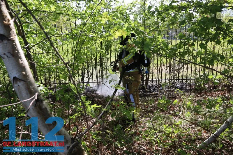 Brandje bij voetbalterrein SSC 55 snel geblust Sprang-Capelle 112 De Langstraat